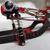 RC Models Parts For WPL For C14 For C24 For C24-1 For 1/16 RC Car Upgrade Metal Stee Link Rod Pull Rod Mounts Shock Absorbers Set view 3