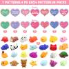 28 Pack Valentines Day Gifts for Kids, Animal Mochi Squishies Filled Heart-Shape Box and Greeting Cards Kawaii Squishies Stress Relief Fidget Toys for Classroom Exchange Gifts Party Favors Prizes view 2