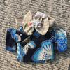 Suitable for 10-20cm Trend Dolls, Different Ethnic Styles Doll Clothes (Without Dolls) (17cm Blue Butterfly Kimono) view 1