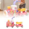 Gonetre Baby Walker Toy Push & Pull Toys Multifunctional Fun Spray Learning Walker Push Ride On Toy for Toddlers Early Education ABS Plastic 26.97x8.58x16.54in view 4