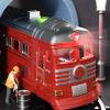 Gonetre Toy Trains Electric Toy Set Vintage Inspired Kids Steam with Spray Feature Educational Learning for Toddlers Kids Christmas Birthday Boys Girls 33.5 x 6 x 9cm (Red) view 2