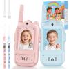 Video Walkie Talkies for Kids Toys,Handheld 2 Pack Rechargeable Video Intercom Kids Walkies Talkies, Indoor Outdoor Toys for Family Games,Outside,Camping,Travel  Birthday for Boys and Girls Ages 3-12 view 1