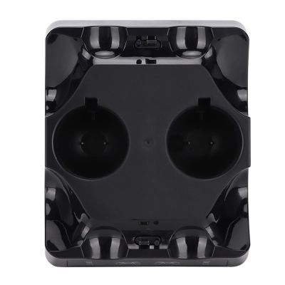 CHICIRIS / Move Charger Dock Dual Handle Charging Station for VR Controller and Move Controller, Material, Ergonomically Designed, Suitable for Gamers, Small Size