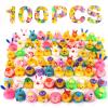 100PCS Easter Rubber Ducks in Bulk,Assorted Gifts Party Favors ,Resurrection Bunny Rubber Duck Pack , Funny Bath Tub Toys for Kids, Baby Showers Accessories view 1