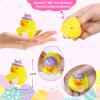100PCS Easter Rubber Ducks in Bulk,Assorted Gifts Party Favors ,Resurrection Bunny Rubber Duck Pack , Funny Bath Tub Toys for Kids, Baby Showers Accessories view 3