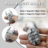 MQEDC Beetle Fidget Toys Adults, Metal Fidget Toys Fidget Clicker, Creative Beer Bottle Opener, Office Executive Desk Toy for Stress Relief, Anxiety & ADHD, Focus Tool for Men & Women (Silver) view 3