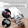 MQEDC Beetle Fidget Toys Adults, Metal Fidget Toys Fidget Clicker, Creative Beer Bottle Opener, Office Executive Desk Toy for Stress Relief, Anxiety & ADHD, Focus Tool for Men & Women (Silver) view 4