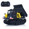 TOUCAN RC HOBBY 1/50 T14R Panther RTR Electric RC Crawler Dump Truck Construction Vehicle Tracked Tipper Finished Model Lights Sounds Unit for Adult view 1