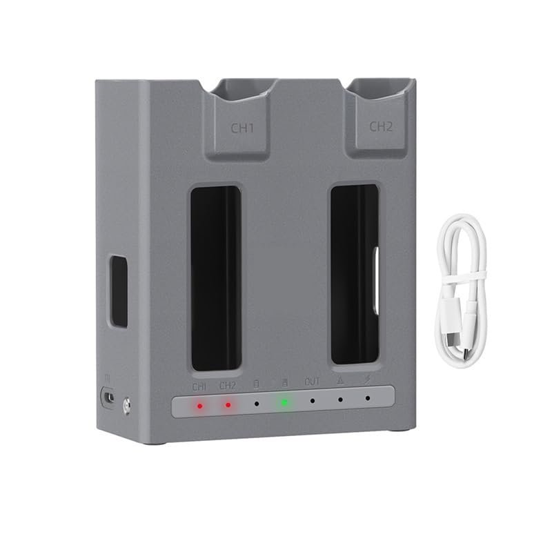 LINGBMK for Parallel Charging 2 Batteries Two-Way Intelligent Charger with Discharge Function Butler for DJI for Mavic 4pro Drone