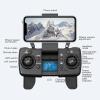 4k professional gps drone with hd camera & brushless motor black view 3