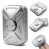 SKEDC Vortex Fidget Slider, 2-in-1 Trackless Fidget Slider, Office Fidget Toys for Desk Adults, Stress Relief Gadgets for Men/Women (Silver) view 1