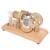 Stirling Engine Motor Model CNC Frame Multi Color LED Aluminum Alloy Flywheel Educational Toy for Teaching Prop Science Project Gifts for Children Physics Learning Demonstration view 3