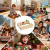 Wood Toy for Kids, with Enhanced Spatial Skills, 30x21x8cm, Mon-Tessori Wooden Ball Run Toy, Todd-Ler Learning Game, Motor Control Enhancement, for Children, Boys, Girls, Sons, Daughters view 3