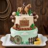 15Pcs Horse Cake Topper Horse Birthday Cake Decorations for Western Theme Party Supplies view 3