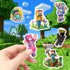 100 PCS MC Game-Themed Sticker Set Pixel Art Decorative Stickers for Notebooks & Diaries view 2