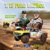 EAZYRC FMS 1/18 RC Truck FSC18 Ford Bronco, Officially Licensed by Ford Short Course RC Car, 4x4 Off-Road RC Crawler with LED Lights, and Quick-Release Body-RS (Race Livery B (Brushless RS)) view 3