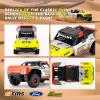 EAZYRC FMS 1/18 RC Truck FSC18 Ford Bronco, Officially Licensed by Ford Short Course RC Car, 4x4 Off-Road RC Crawler with LED Lights, and Quick-Release Body-RS (Race Livery B (Brushless RS)) view 4