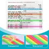 320Pcs Mahjong Card Line Finder Highlighter Tape Mahjong Line Highlighter Stripe for Mah jong Cards Sticky Card Markers Tabs Easy to Apply & Remove Reusable Transparent Rule Reader Stickers for Player view 3
