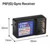 DUMBORC P6FG 2.4G 6 Channel Receiver Built-in Gyro for RC Car Boat Used for DUMBORC X4 X6 Transmitter view 2