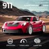 Actualia 1:43 Full Proportional Remote Control Car, 4WD Alloy RC Drift Car with Gyro, LED Lights, Independent Suspension, 20KM/H High Speed Racing Vehicle Gift for Christmas Adults Teens view 4