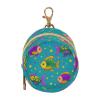 Carnival Decor Fish Star Purple Green Newborned Girl Pacifier Storage Case with Zipper and Clip Coin Purse Wallet, Baby Essentials estuche para chupetes de view 1