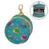 Carnival Decor Fish Star Purple Green Newborned Girl Pacifier Storage Case with Zipper and Clip Coin Purse Wallet, Baby Essentials estuche para chupetes de view 2