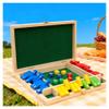 AHIJLNPRT Shut The Box Game Wooden, Shut The Box-Wooden Dice Board Game, Suitable for 2-4 People, Enhancing Brain Sensitivity and Fun Family, Party Or Bar Games(Green) view 2