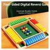 AHIJLNPRT Shut The Box Game Wooden, Shut The Box-Wooden Dice Board Game, Suitable for 2-4 People, Enhancing Brain Sensitivity and Fun Family, Party Or Bar Games(Green) view 4