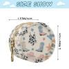 Cowboy Cowgirl Flowers Beige Pattern Pacifier Holder Case with Metal Clip Portable Pacifier Storage Container Box for Baby Boys view 3