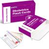 50Pcs Obstetrics and Gynecology Flashcards OB Maternity Flash Cards Maternity Nursing Study Cards Laminated Obstetrics Double Sides Cards Gift for OB Nurses Students Nursing School Exam Prep view 1