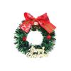 10-1Pcs Mini Christmas Wreaths Dollhouse Miniature Christmas Tree Decor Garland Wreath Mini Craft(P3,3PCS) view 1