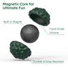 Magnetic Sensory Fidget Balls (8PCS), Weighted Magnet Balls Fidget Toys for Teens Adult ADHD Autism Anxiety, Quiet Stress Relief Office Desk Gadgets, Hand Therapy Sensory Toy Items Gift (Green) view 2
