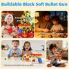 2026 Tactical DIY Building Block Handle Set Block Blaster Gun-Fun Building Block Kit with Display Stand for Adults,Fun Assembly Toy with Reusable Parts, for Boys & Girls view 3
