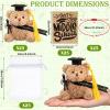 25 Sets/100 Pcs Elementary School 5th Grade Graduation Gifts Set 25 Mini Graduation Stuffed Bears in Cap with 25 Bracelets Next Stop Middle School Cards Bags for Class of 2026 Party view 3