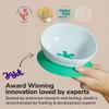 doddl Toddler and Baby Suction Bowl, Ergonomic Toddler Dishes for Self Feeding, 1-3 Year Olds, Dishwasher Safe, BPA Free (Fresh Green 3 Pack) view 4