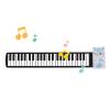 49 Keys Roll Up Piano Keyboard, Portable Electronic Hand Roll Piano, 8 Tones with Recording Function, Foldable Silicone Keyboard for Kids, Rechargeable USB Powered Lightweight Trav view 2