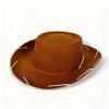 Aislor Western Cowboy Hat Wide Brim Cowgirl Hats Cattleman Cowboys Hats Ranch Hat for Themed Party Brown One Size view 2