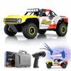 EAZYRC FMS 1/18 RC Truck FSC18 Ford Bronco, Officially Licensed by Ford Short Course RC Car, 4x4 Off-Road RC Crawler with LED Lights, and Quick-Release Body-RS (Race Livery A (Brushless RS)) view 1