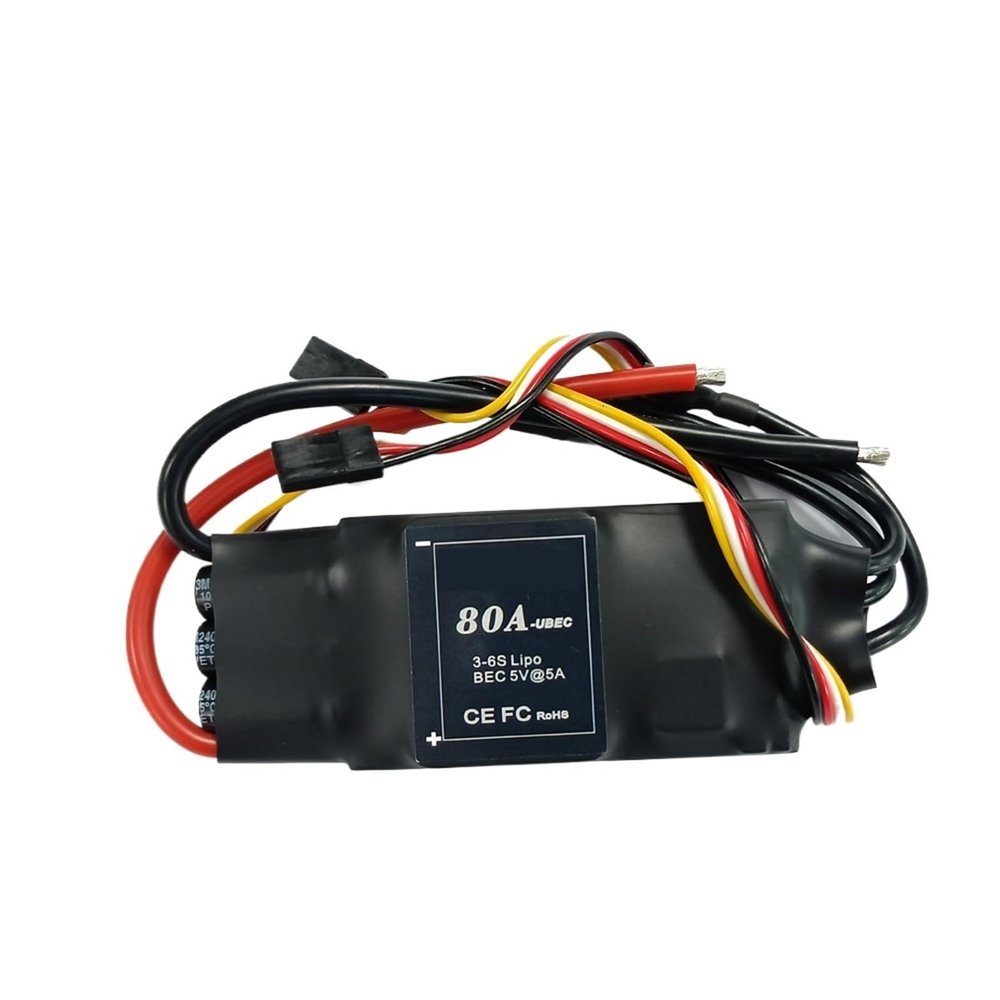 DOWPLUM 64mm EDF 12 Blades Fan CW CCW with QF2822 2222 Brushless Motor(80A 3-6S ESC)