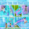 Bestsun Inflatable Bounce House Water Slide, 141 x 138 x 78 Inches Blow Up Water Slides, Splash Pool, Basketball, Ring Toss Game, Target Balls, Water Cannon, Climbing Wall, Blower Included view 3