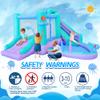 Bestsun Inflatable Bounce House Water Slide, 141 x 138 x 78 Inches Blow Up Water Slides, Splash Pool, Basketball, Ring Toss Game, Target Balls, Water Cannon, Climbing Wall, Blower Included view 4