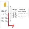 Adjustable Vertical Jump Test Equipment - Stand-Alone Leap Measurer for Basketball & Volleyball Training, Perfect for Adults, Students, Kids in Schools, Gyms & Stadiums (1.4-3m / 4.6-9.8ft) view 2