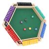 VBESTLIFE Shut The Box Game, 6 Player Wooden Dice Game with 12 Dice, for Family Game Night and Social Gatherings view 1