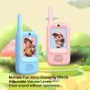Bewinner Kids Video Call Intercom with 2 Inch Screen, Handheld Rechargeable Two Way Talkie Walkie for Children, 500m Range Indoor Outdoor for Family Games Communication view 4