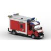Ambulance Building Blocks Set, City Firetruck Building Bricks, Fire Fighter Building Blocks, Collectible Firetruck to Build and Display, Gift for Birthday Christmas (590PCS) view 4