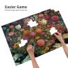 Vextrovia Jigsaw Puzzles for Adults 1000 Pieces, Lush Colorful Flower Bed, Great for Home Leisure, Friend Brain Teasers, Evening Relaxation;Suitable for Garden Lovers, Art Fans to Train Patience view 3