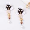 Sensible Alloy Drip Oil Flower Resin Women's Necklace view 3