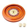 AMQYDT Wooden Roulette Wheel, 11 inch Solid Wood Casino Roulette Wheels for Adults, Casino Gaming Table, Roulette Game, Professional Roulette Board for Home Game Night Party view 1