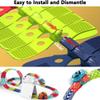 Anti Gravity Race Track with LED Light-Up Race Car - Glow in The Dark Flexible Track Set for Kids, Interchangeable Car Shells & Multicolor Changeable Tracks (1 Car, 142 in) view 4