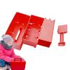 Beach Sand Toys, Outdoor Seaside Sandbox Castle Building Toy - 4X Sand Brick Wall Mold Castle Building Kit for Boys, Girls view 4